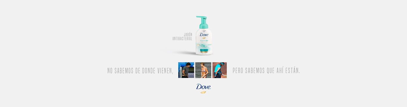 design Advertising  print dove skin famous creative soap