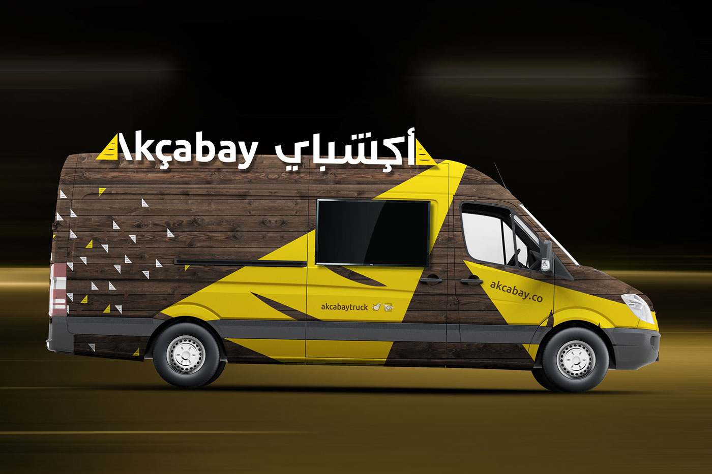 Akçabay turkish Turkey Food  foodtruck Food truck Truck yellow Cheese