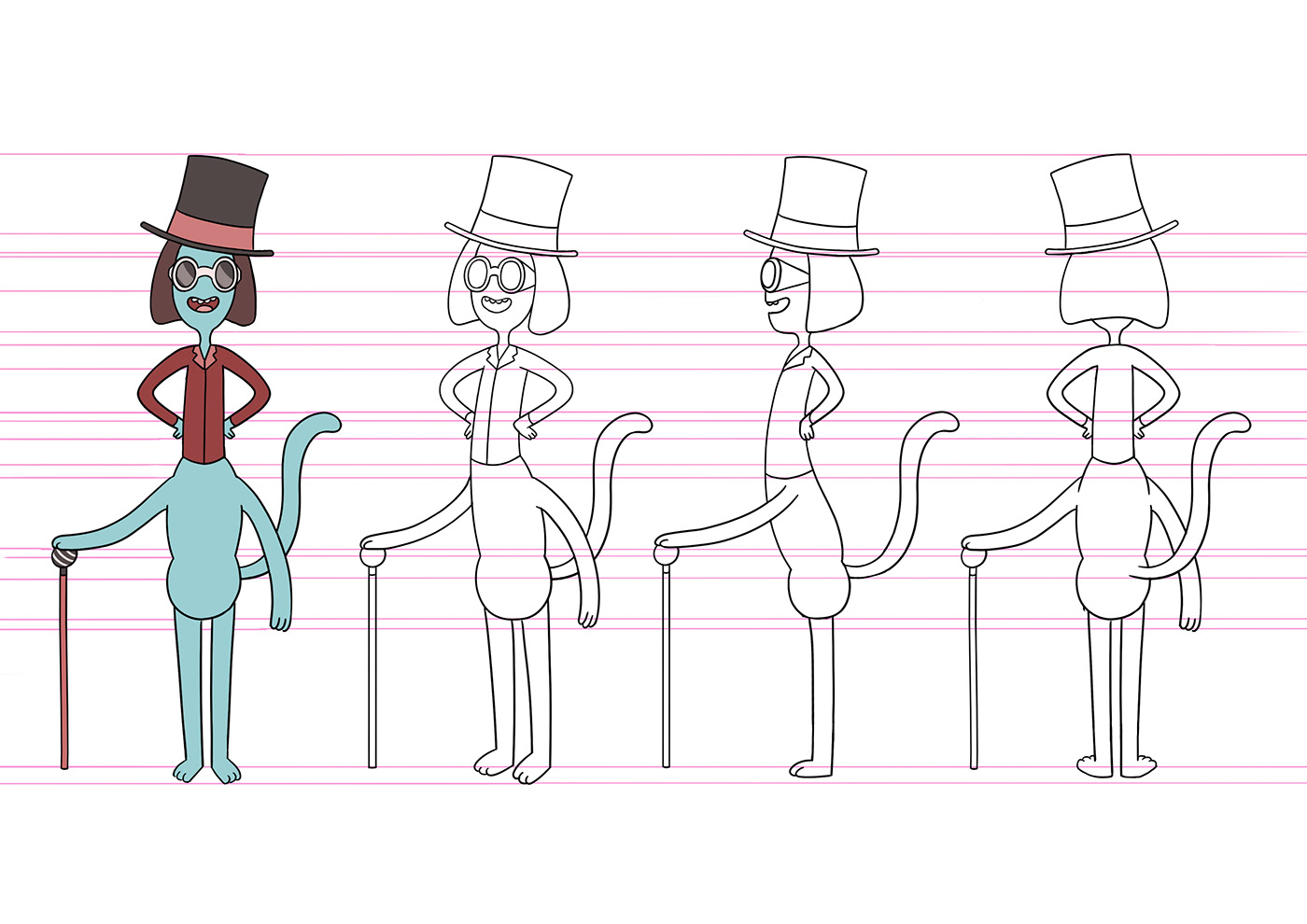 Adventure Time fabbrica di cioccolato Splash page studio personaggi