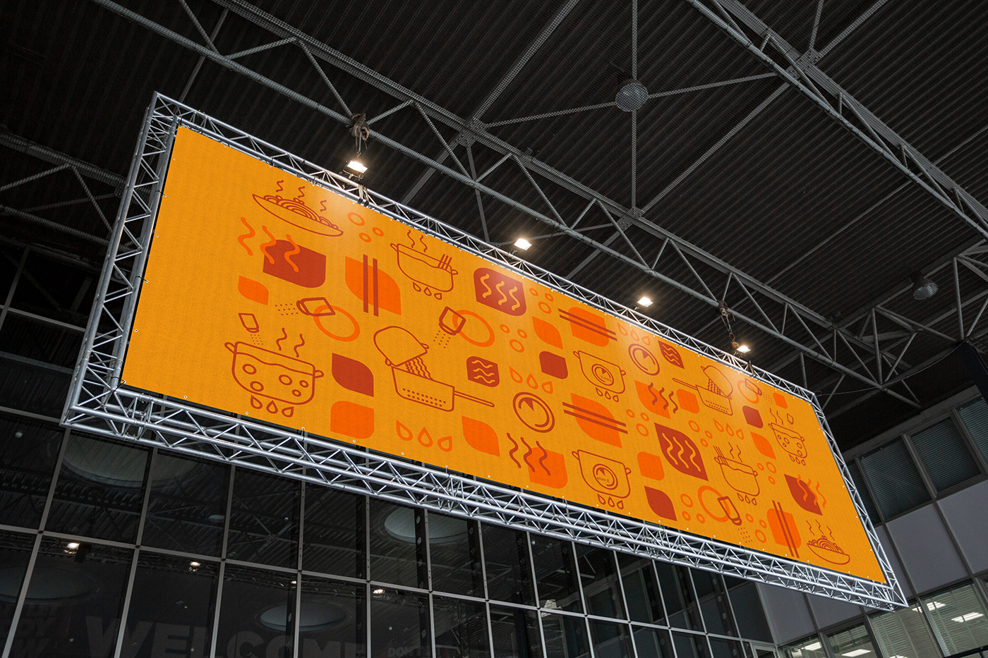 banners EGD Experience Food  graphic design  marketing   Packaging tradeshow