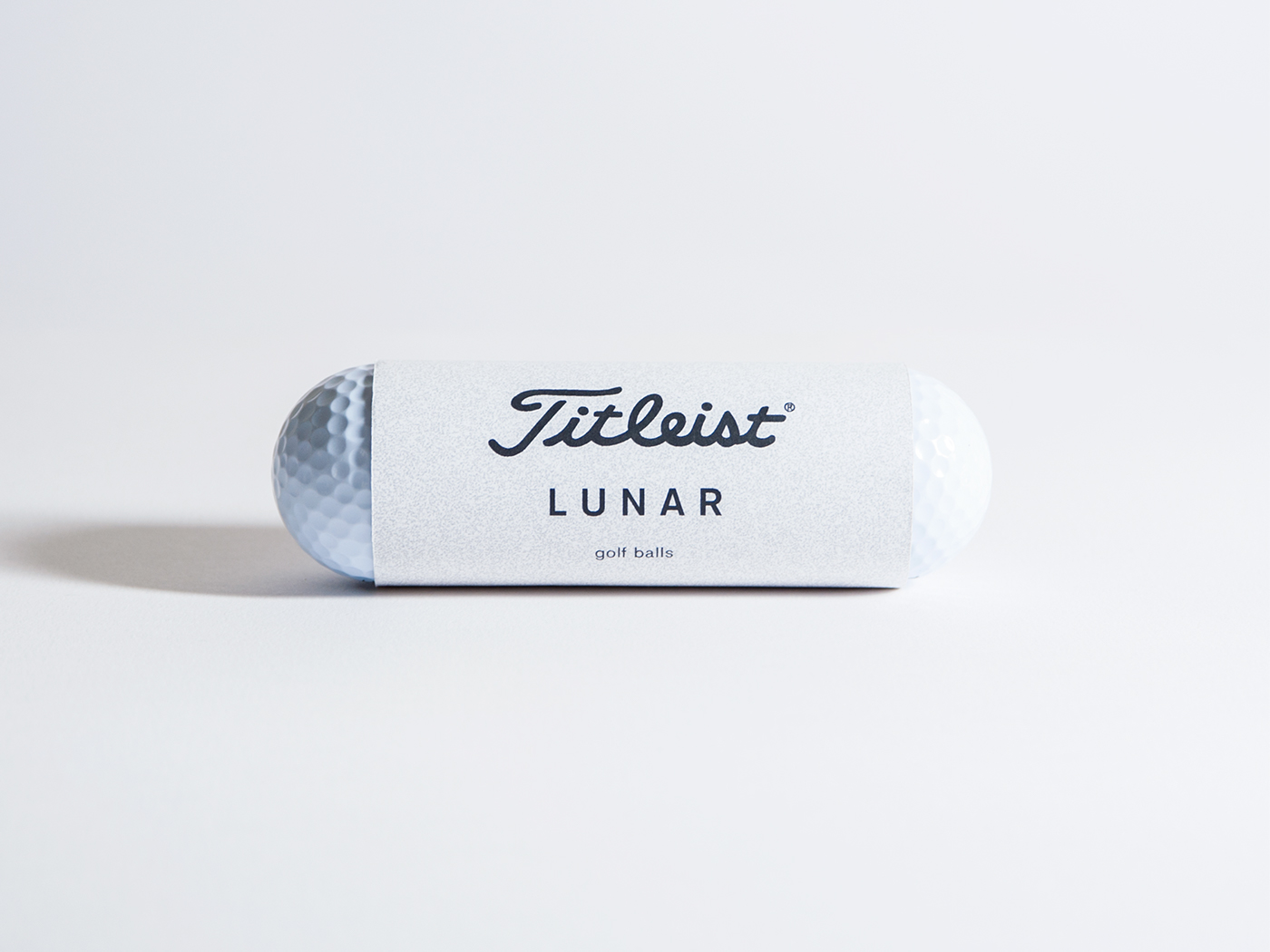 Titleist lunar steel Moon landing golf balls golf paper rolls