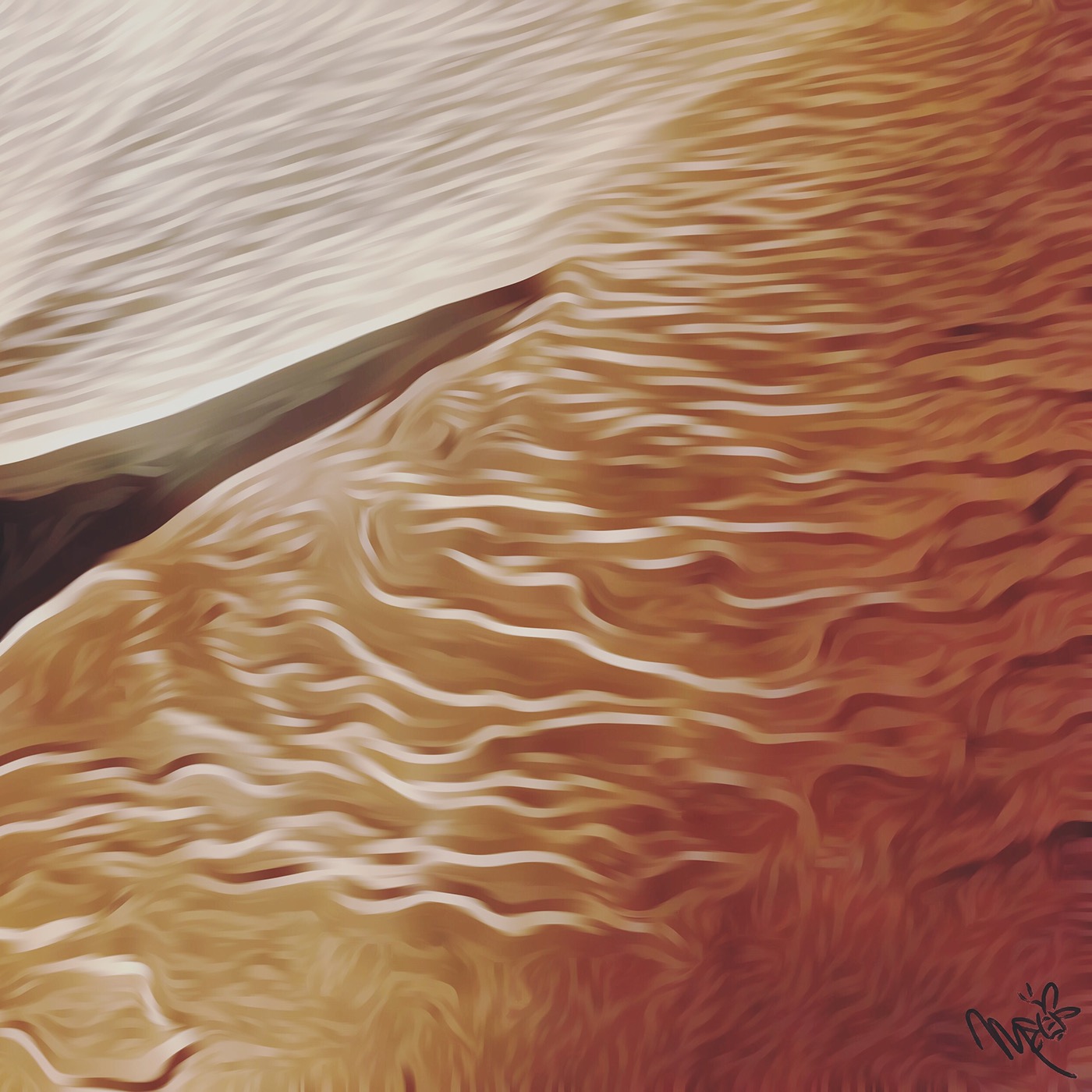 Nature Caves Oil Painting digital painting
