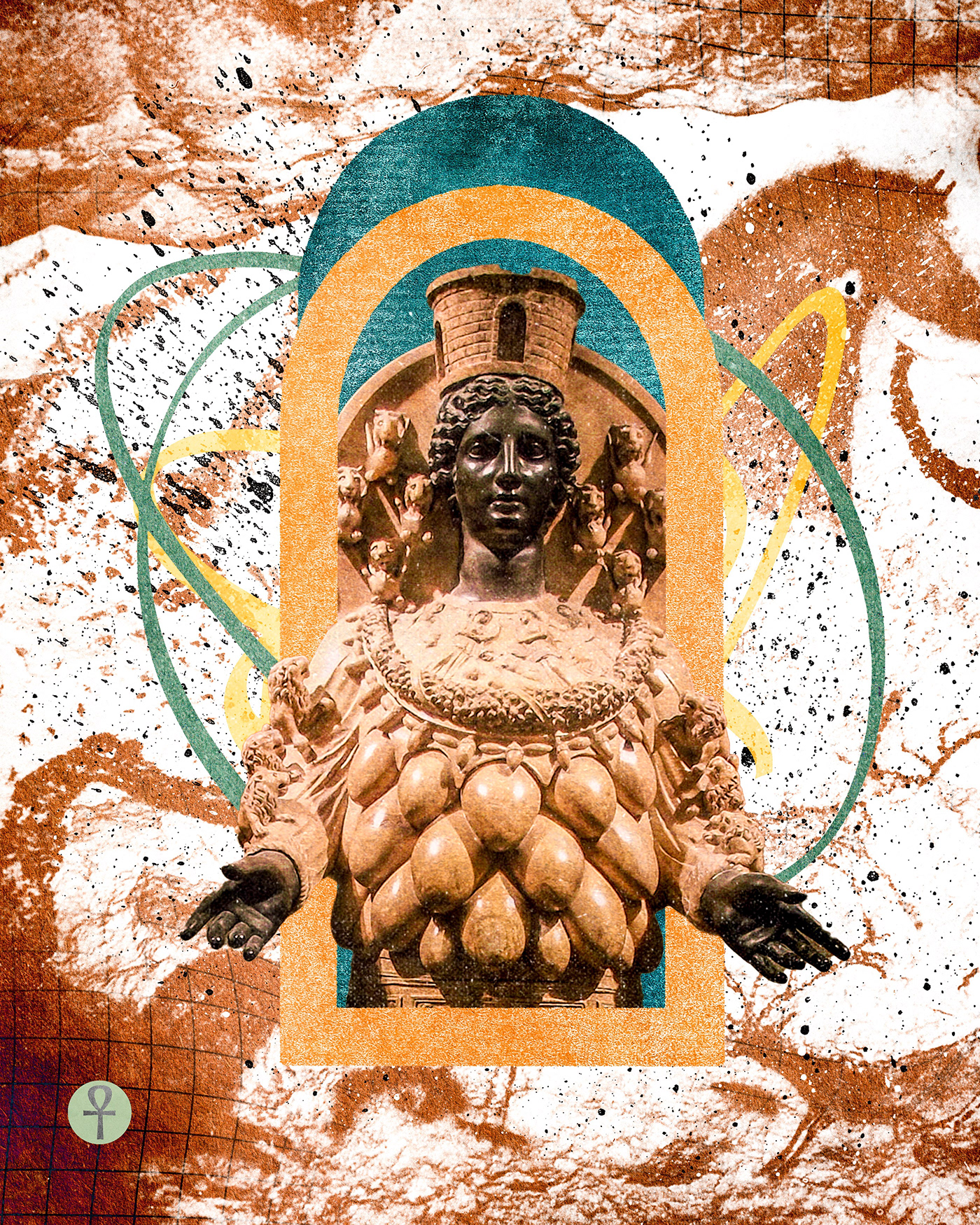collage diana joan pope mother mythology temple ov saturn
