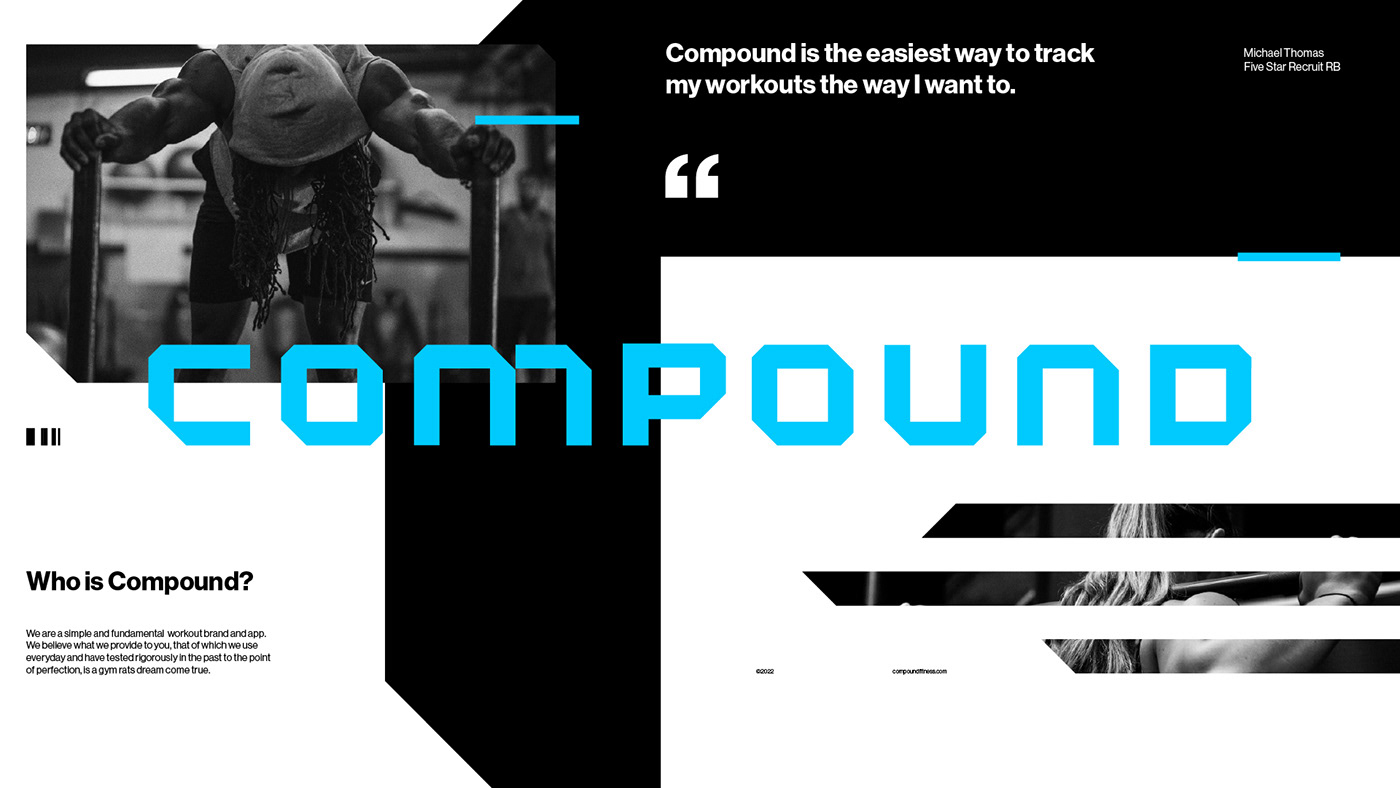 Compound is a straight forward, helpful, and simple approach to lifting weights.