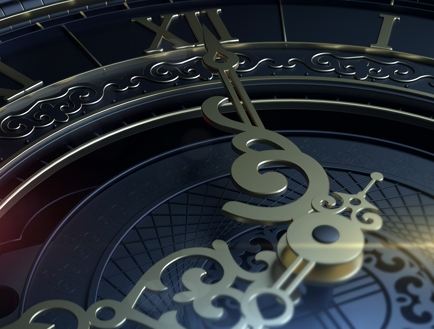 3D after effects clock motion design motion graphics  Render time watch