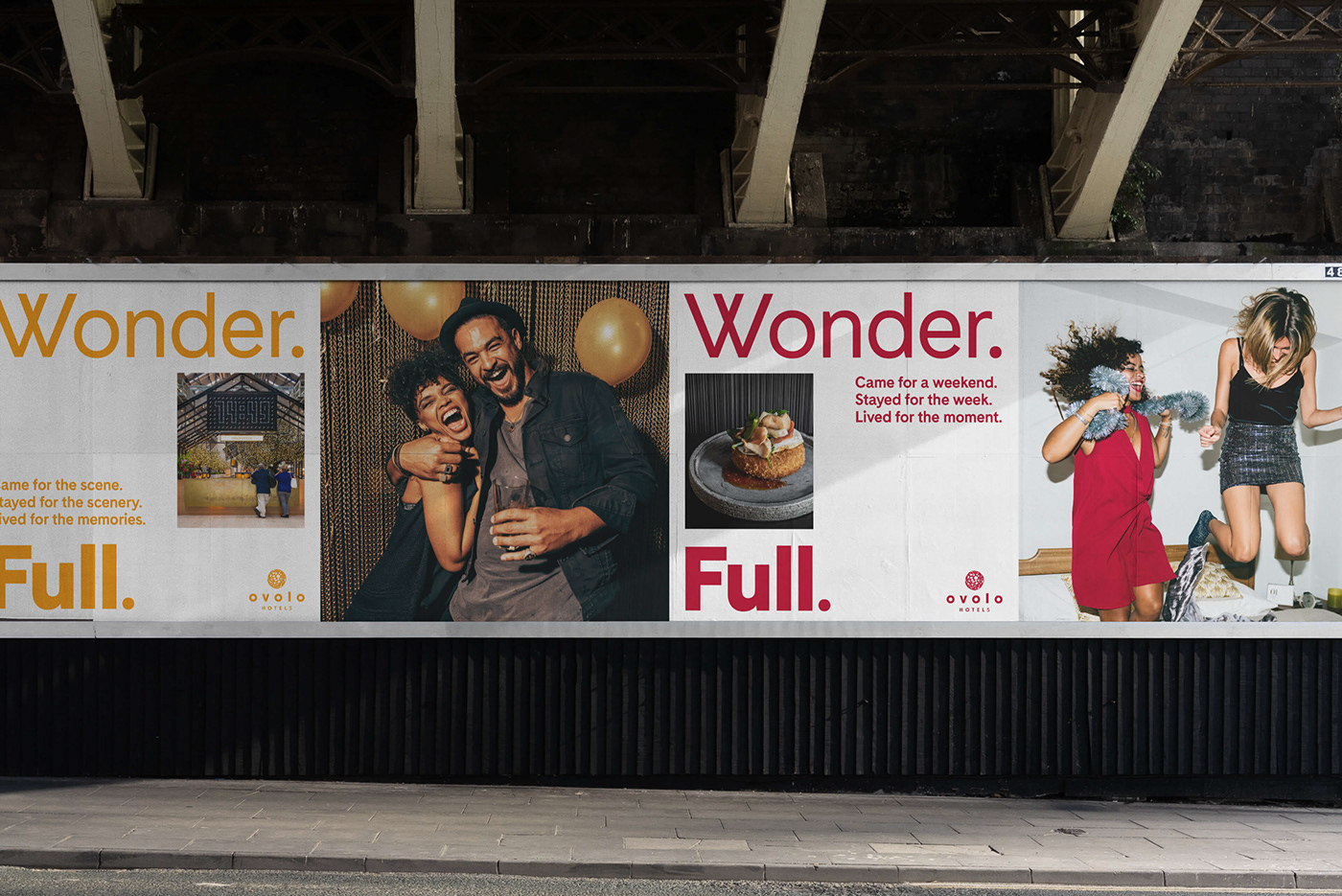 Ovolo Hotels Wonder. Full. Brand Campaign Advertising Hoarding