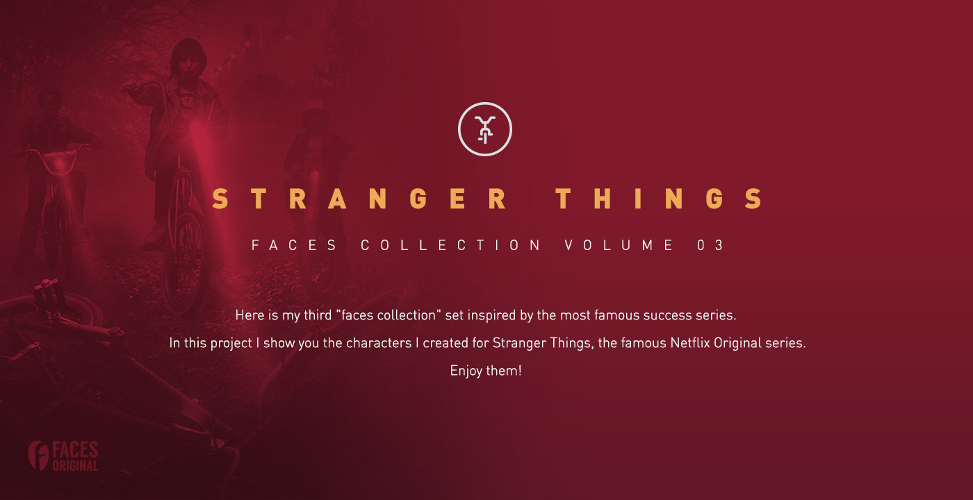 characters Netflix ILLUSTRATION  Icon Tv serie vector art eleven Original Stranger Things
