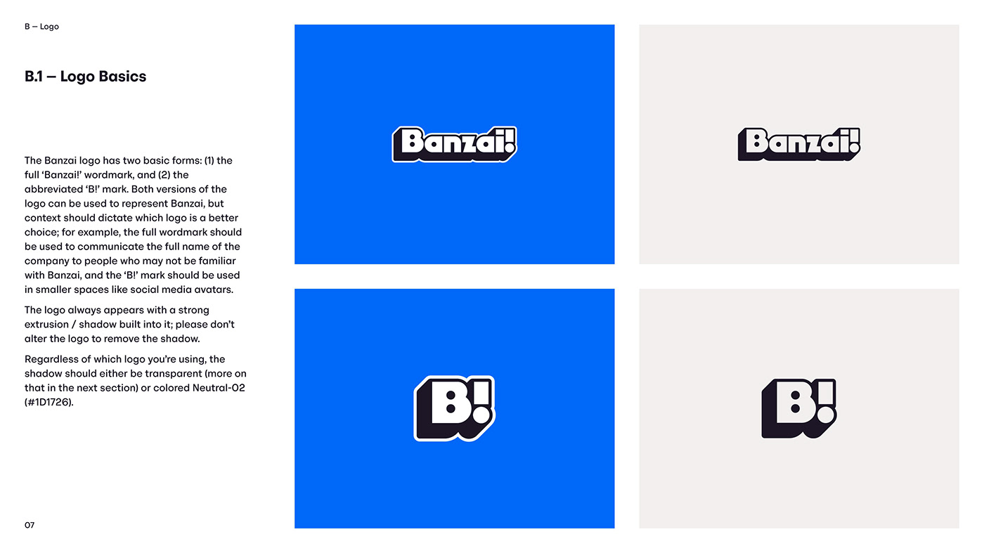 branding  brand identity visual Brand Design visual identity brand guidelines Corporate Identity brand book banzai Logo Design