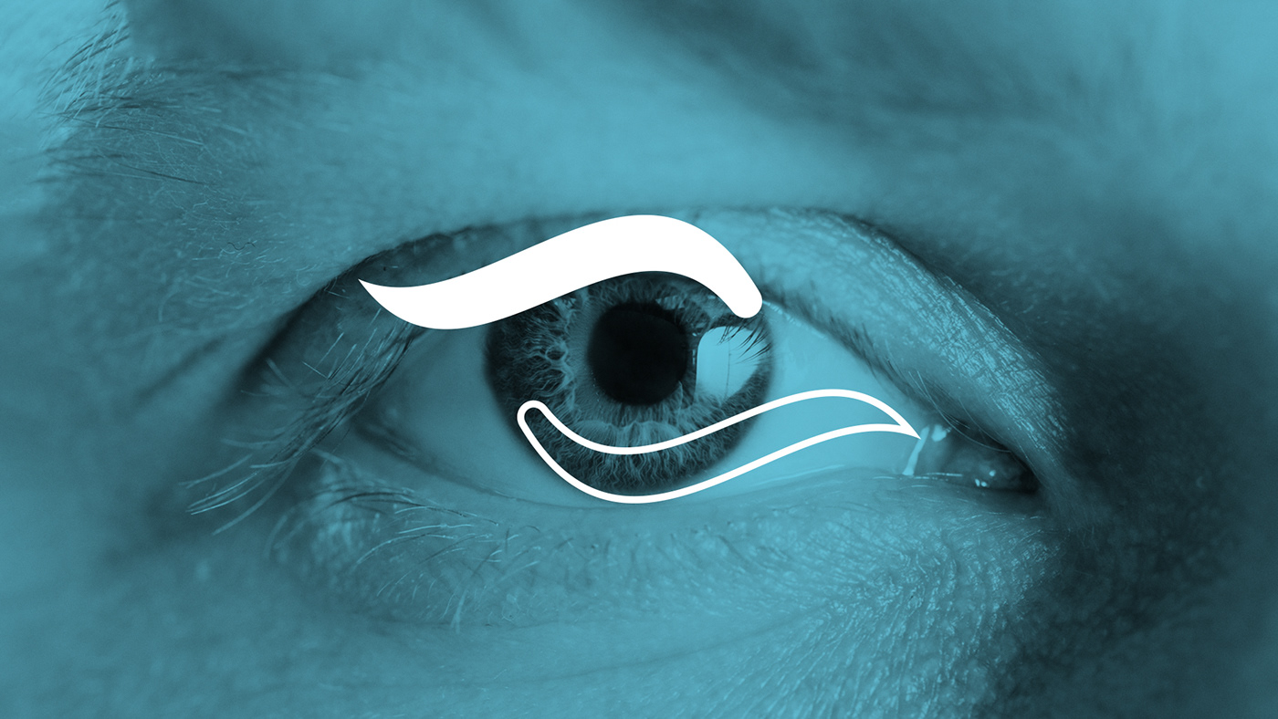brand clinic clinica eye hospital identity logo Oftalmologia ophthalmology