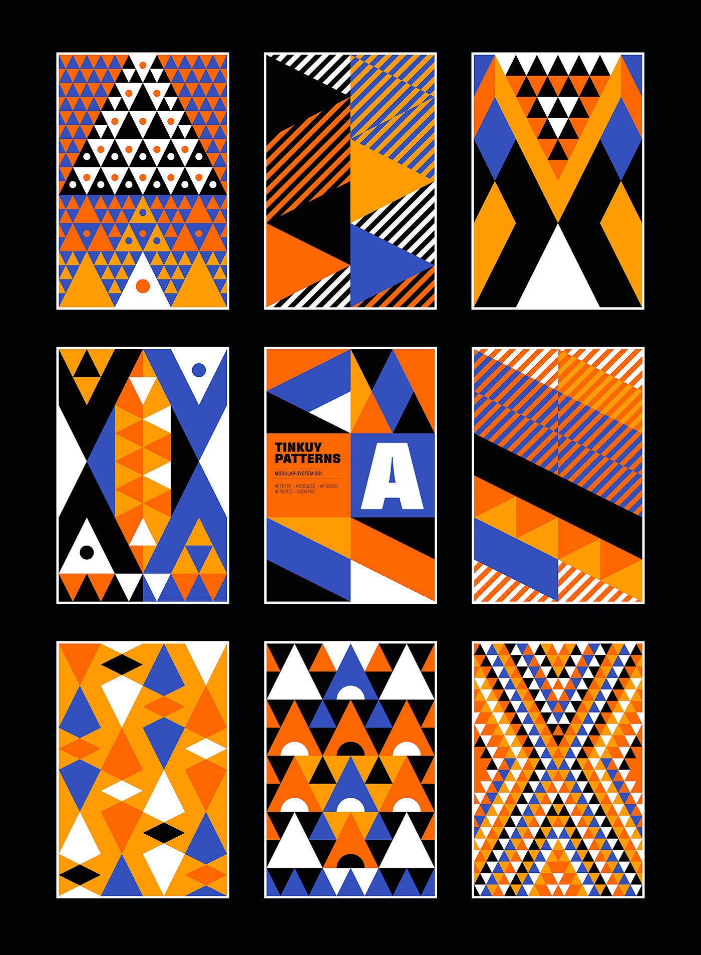 Amuki geometric modulartype patternfont posters sudtipos tinkuy TinkuyPatterns typeposter typography  