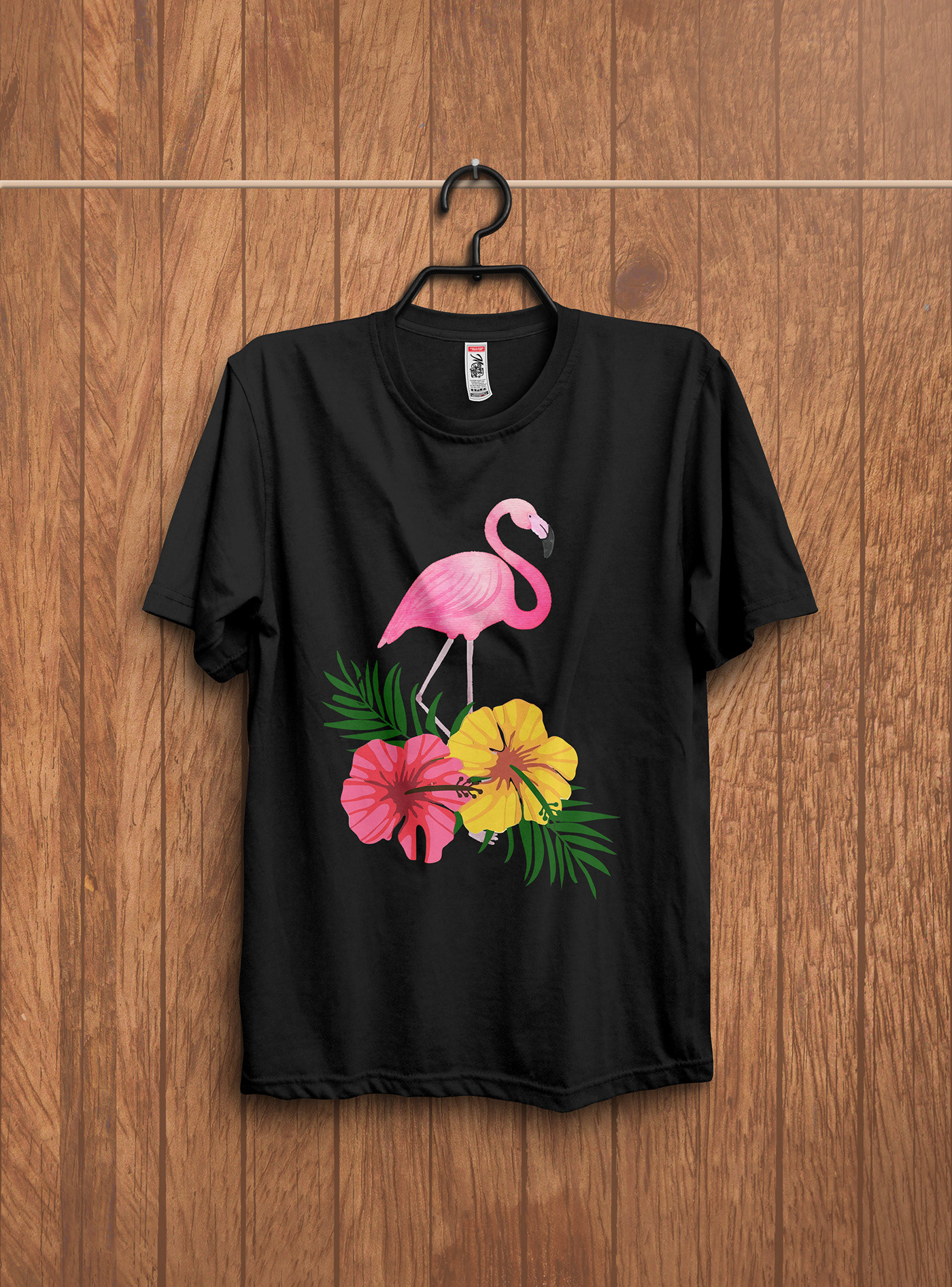 beach Clothing Fashion  fation flamingolover summer t-shirt T-Shirt Design Tropical typography  