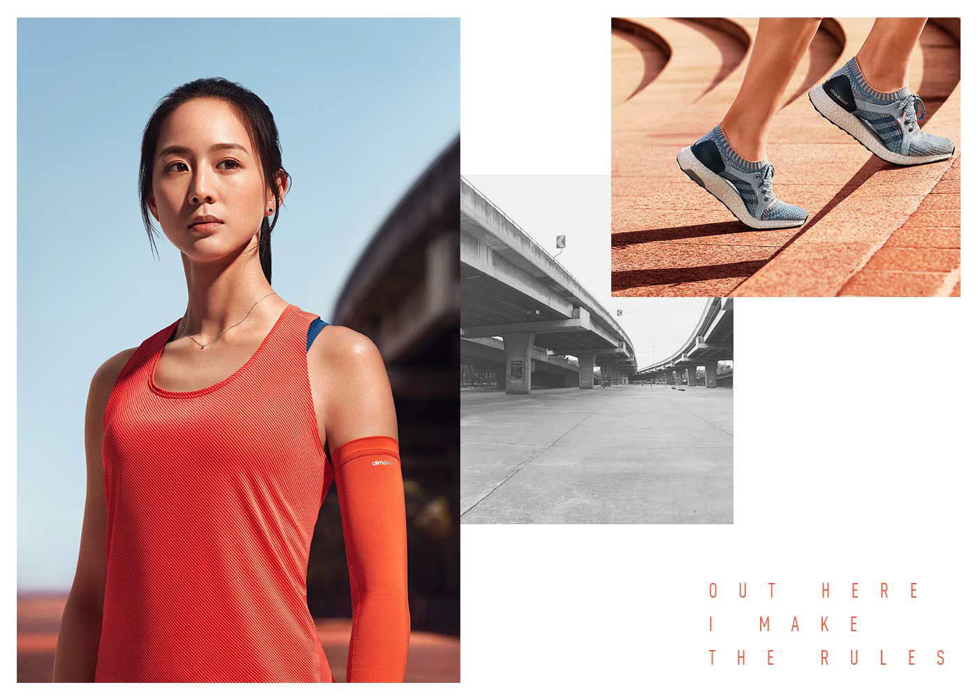 sports running Celebrity Sportswear campaign integrated above-the-line