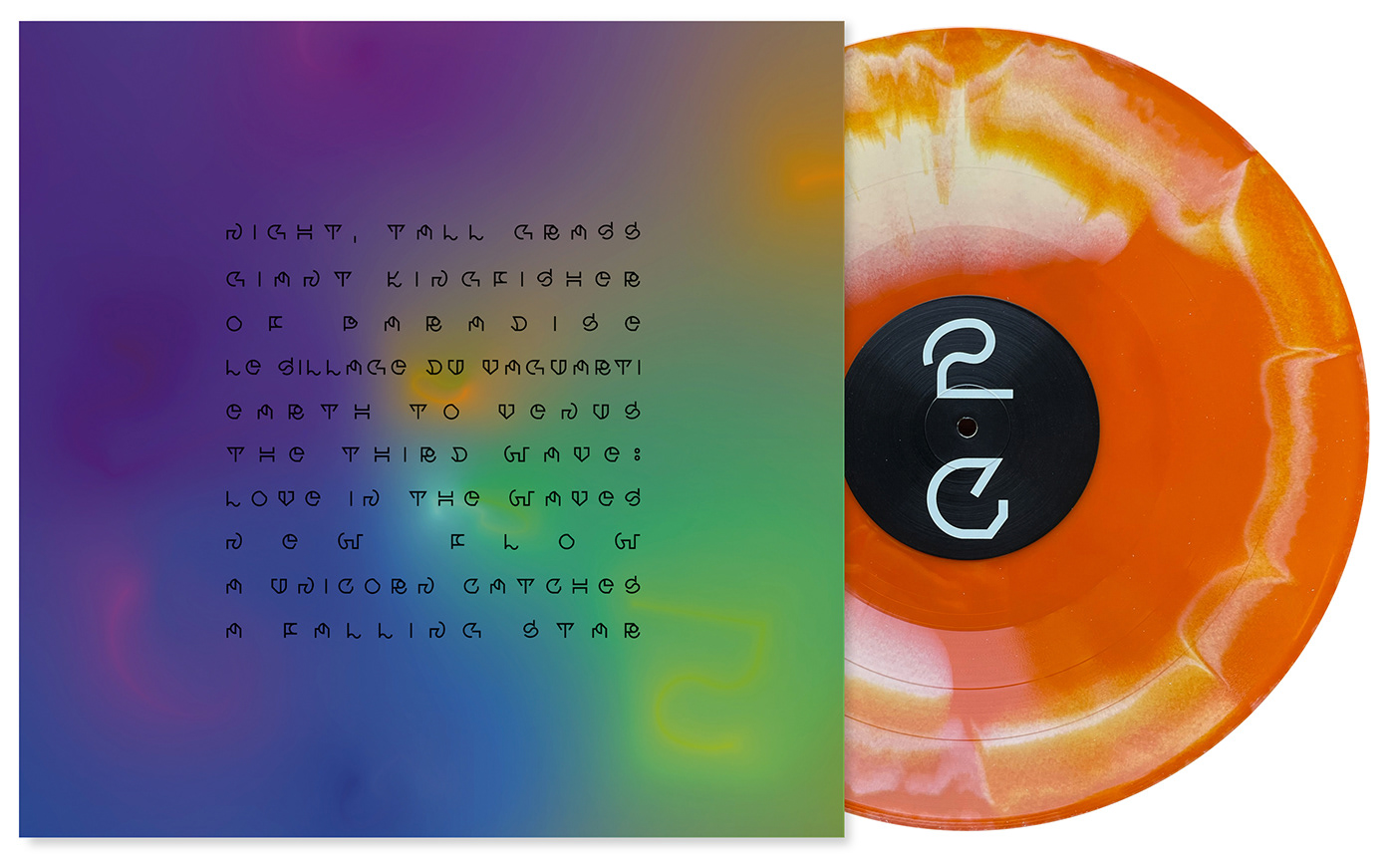 anti custom typeface gatefold LP lo recordings Music Packaging non-format Packaging spaciousness vinyl Zach Lieberman