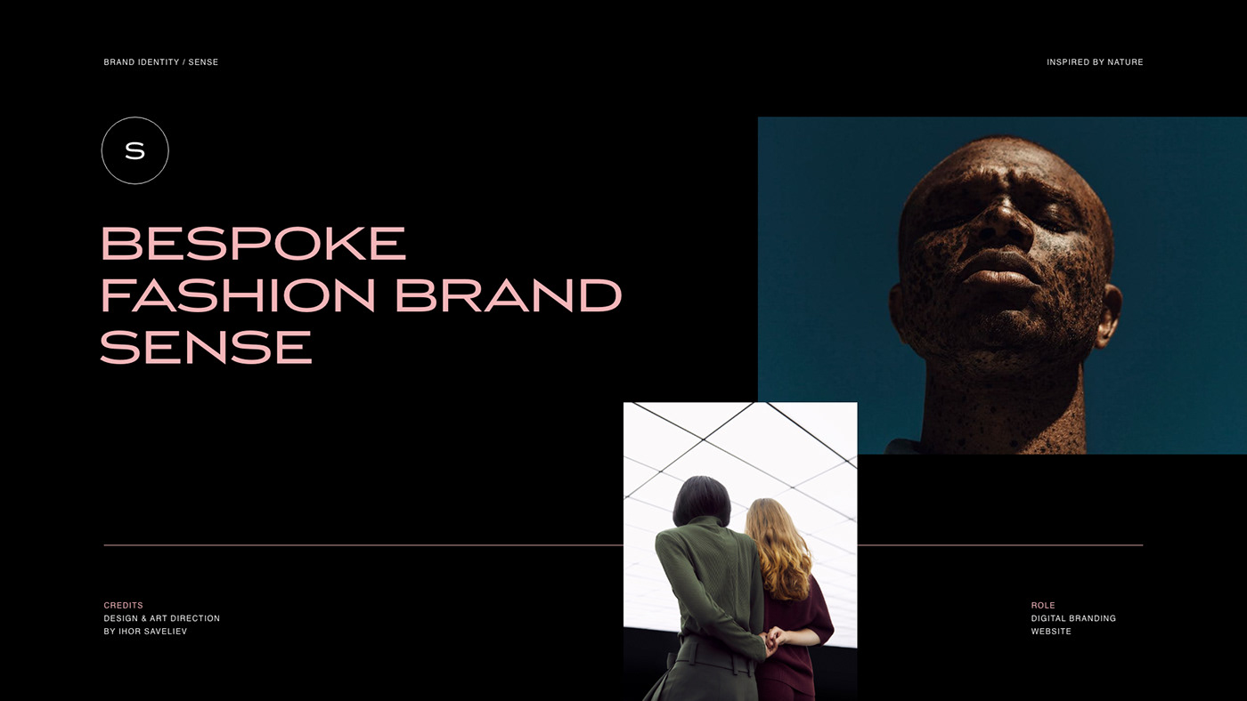 Fashion  branding  Website minimal identity typography   ArtDirection Style xD uiuxdesign