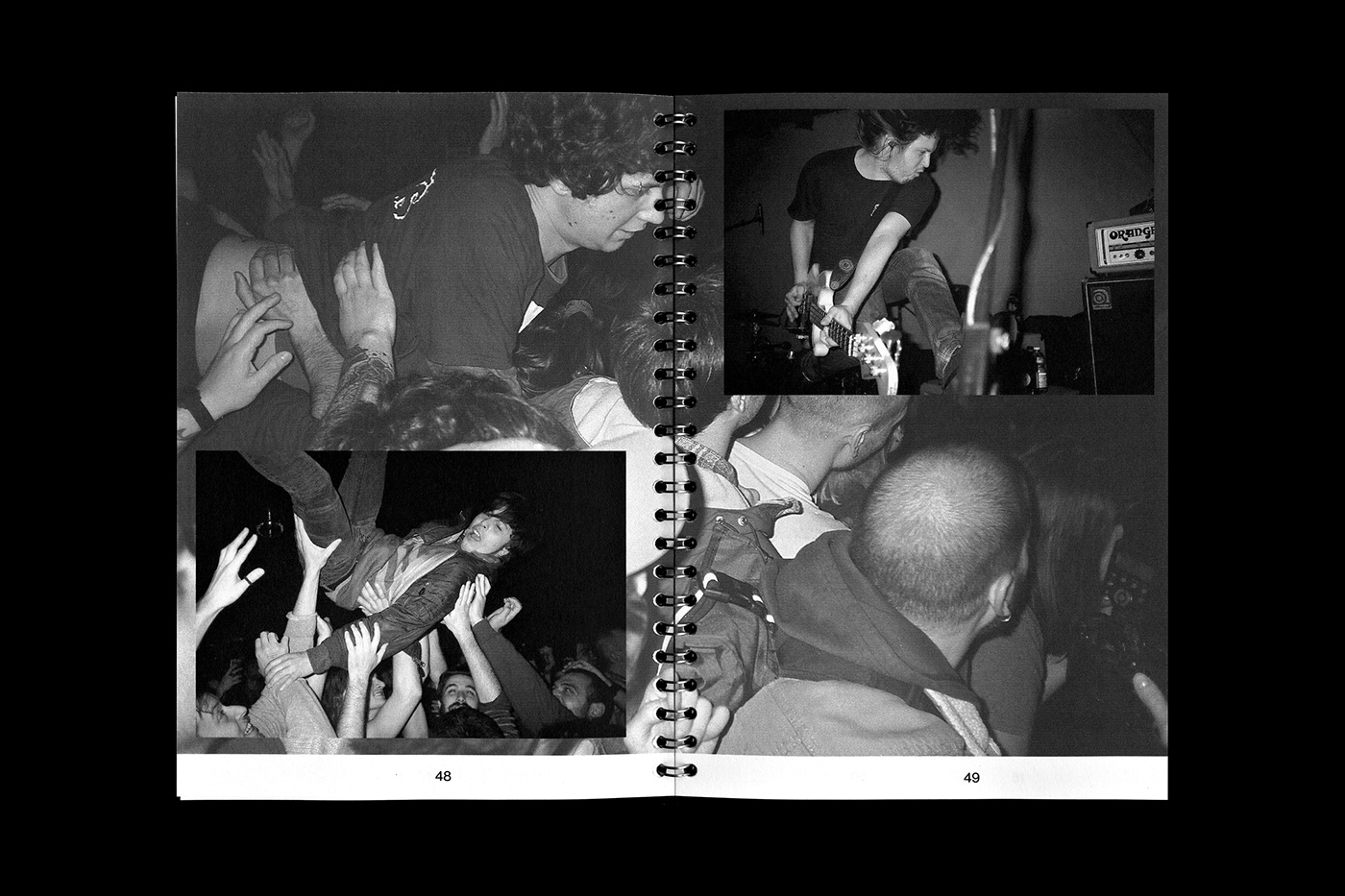 analog punk Hardcore music live Show printed matter poster fanzine photobook