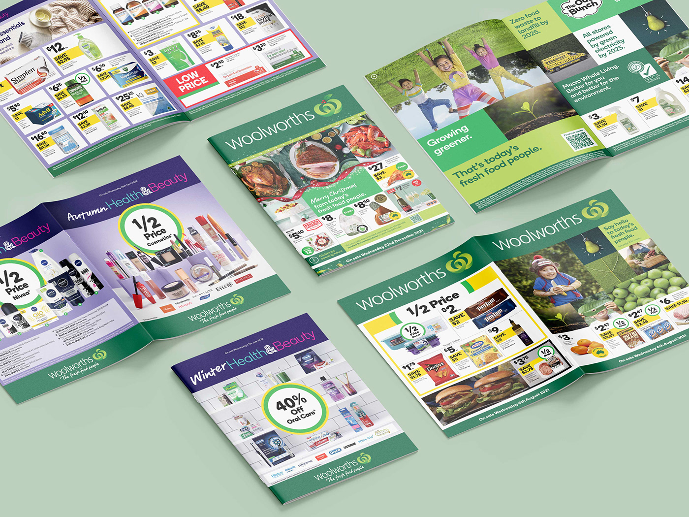 Advertising  Catalogue editorial marketing   print Retail woolworths