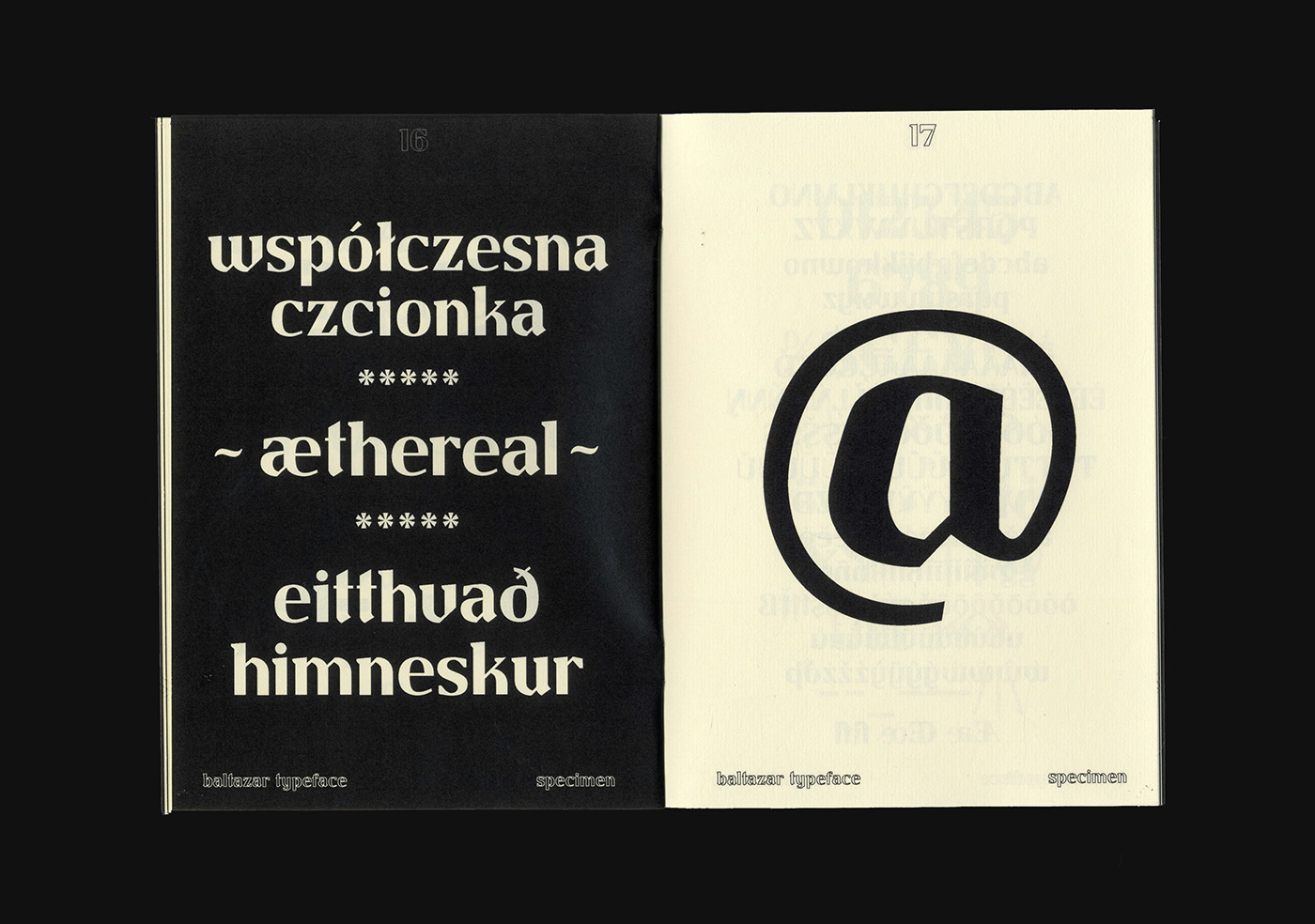 typography   Typeface editorial design  book design specimen Didone graphic design  Blackletter design