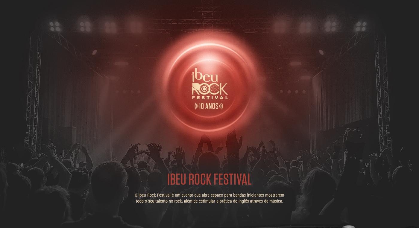 Adobe Portfolio Interface rock rock n'roll festival concert Show Music Festival English Course IBEU