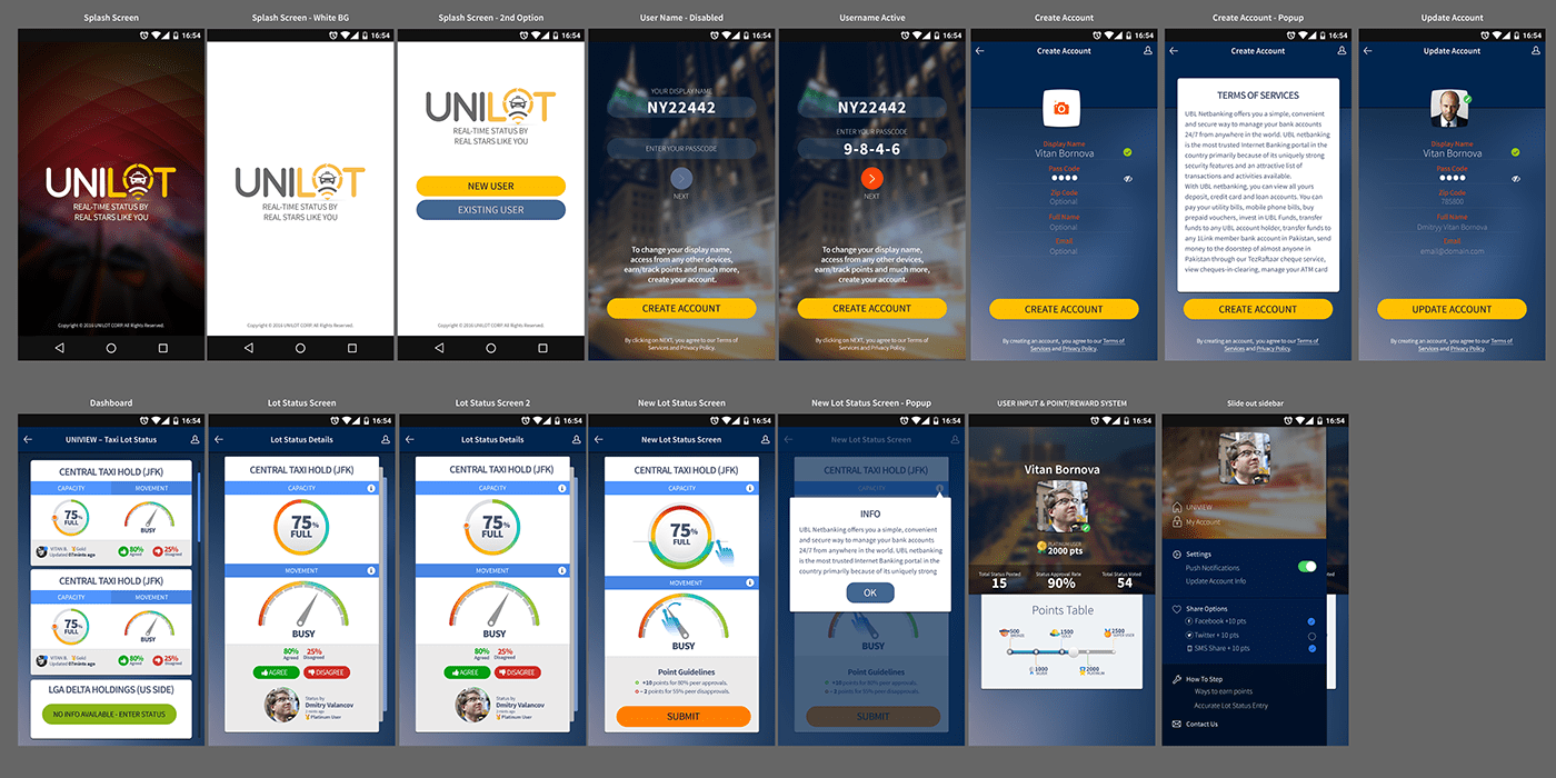 android branding  design ios Mobile app template UI ux Web Website