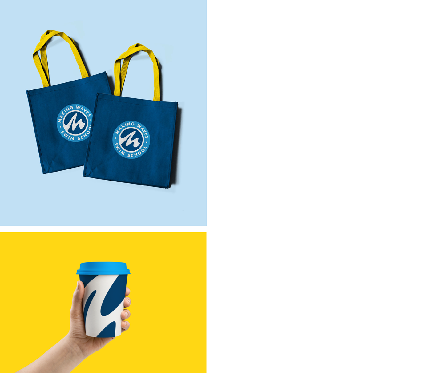 branding  brand identity swim school Rebrand graphic design  Logo Design wayfinding visual identity icons Playful