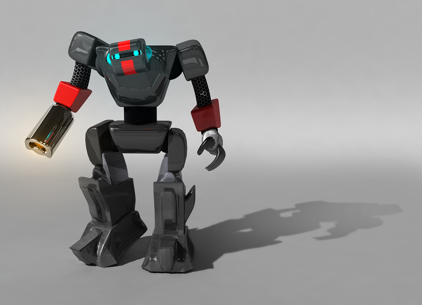 Maya Autodesk robot 3D modeling animation  maya 2016