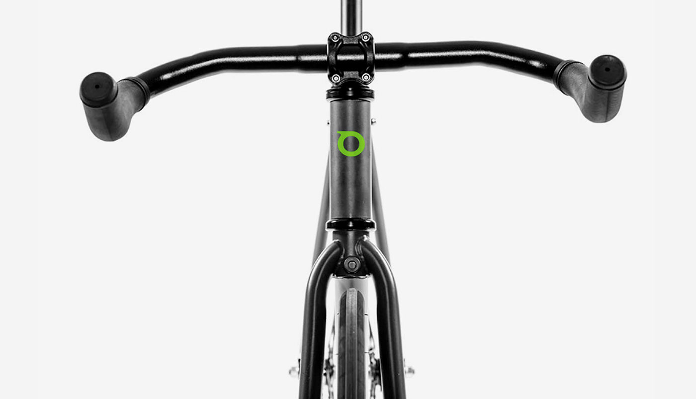 logo brand identity E-Bike greenery Web Design 