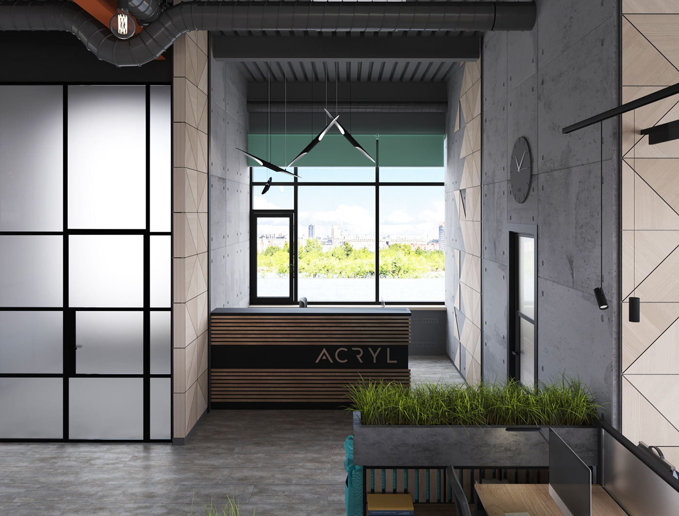 3ds max archviz corona Interior interior design  Office Design visualization