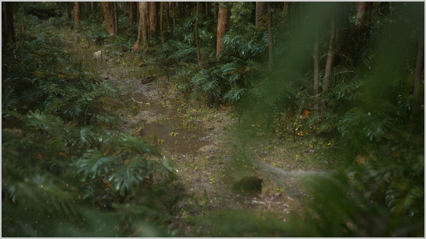 cinema 4d jungle megascan nature render Octane Render Shadering