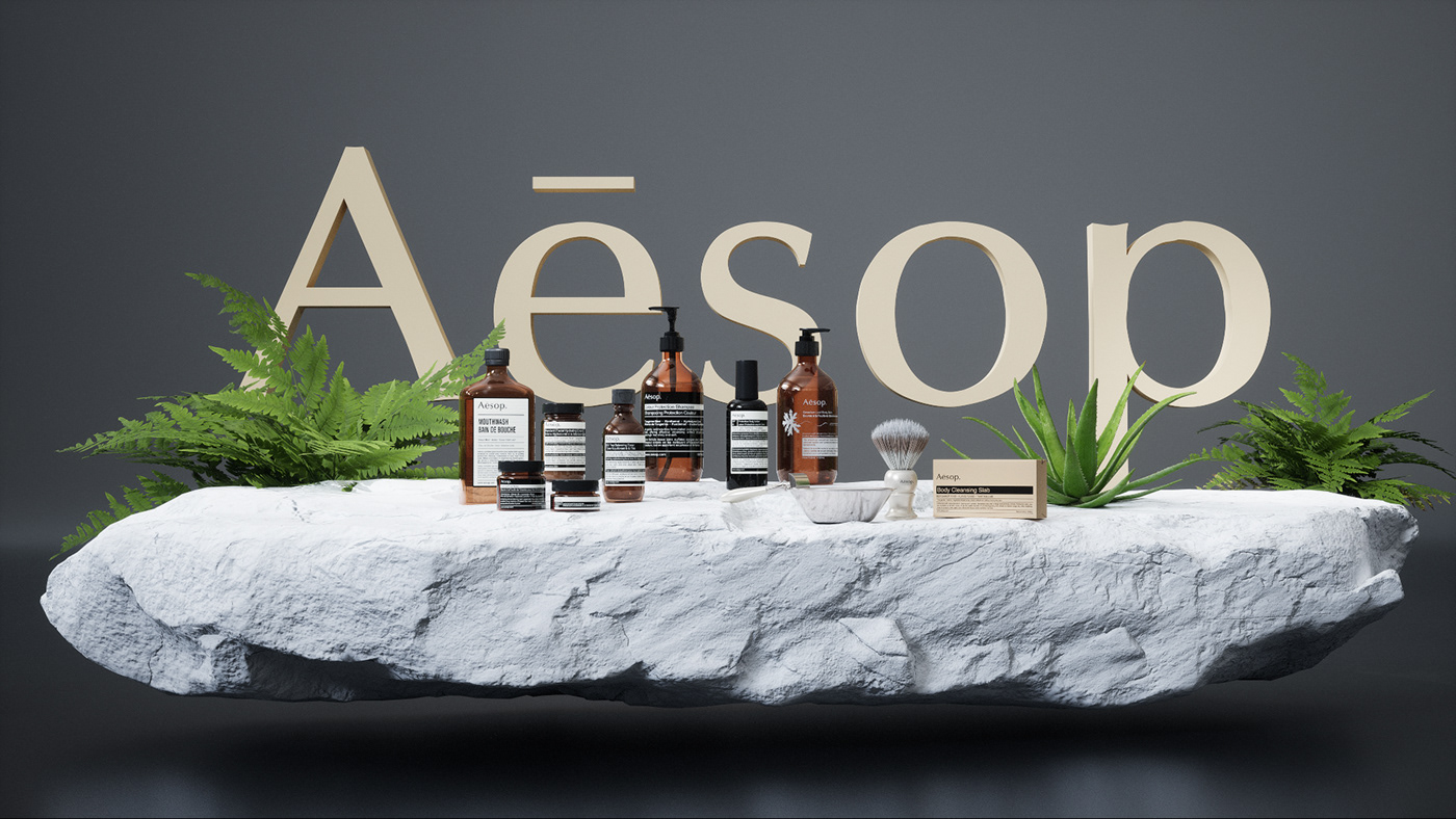 Unreal Aesop product product render product animation Unreal Engine 5 motion design