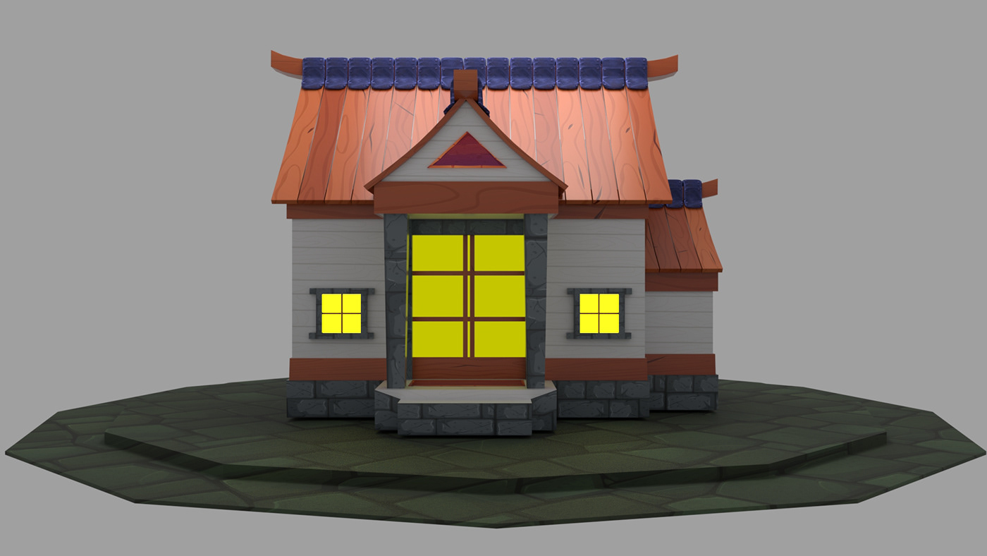 3d lighting 3d modeling 3D Texturing Arnold Render cozy home daylight exterior design Maya nightlight wireframe