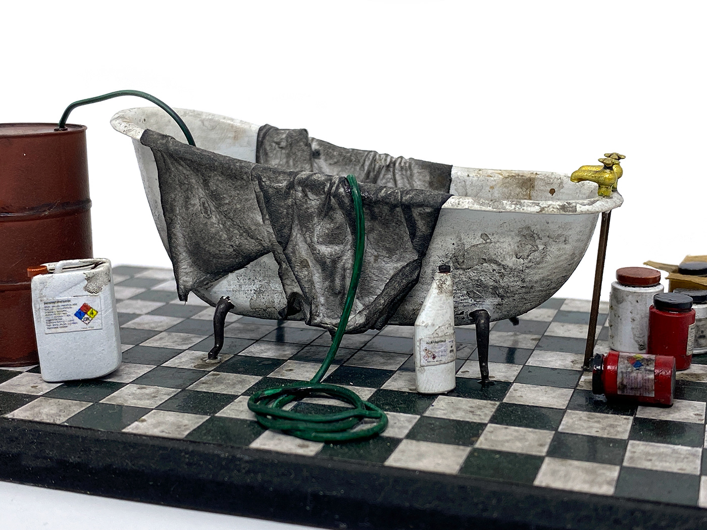 3d print art Diorama grandmondo handmade inspiration Miniature movie scale model sculpture