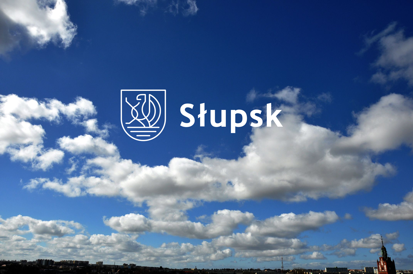 city Słupsk place identity griffon town poland logo system stationary