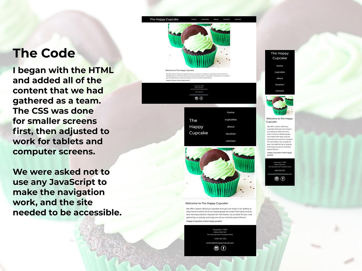 GIT-Awards-F18 HTML css Responsive Design code wireframes mockups Interactive Mockups adobeawards