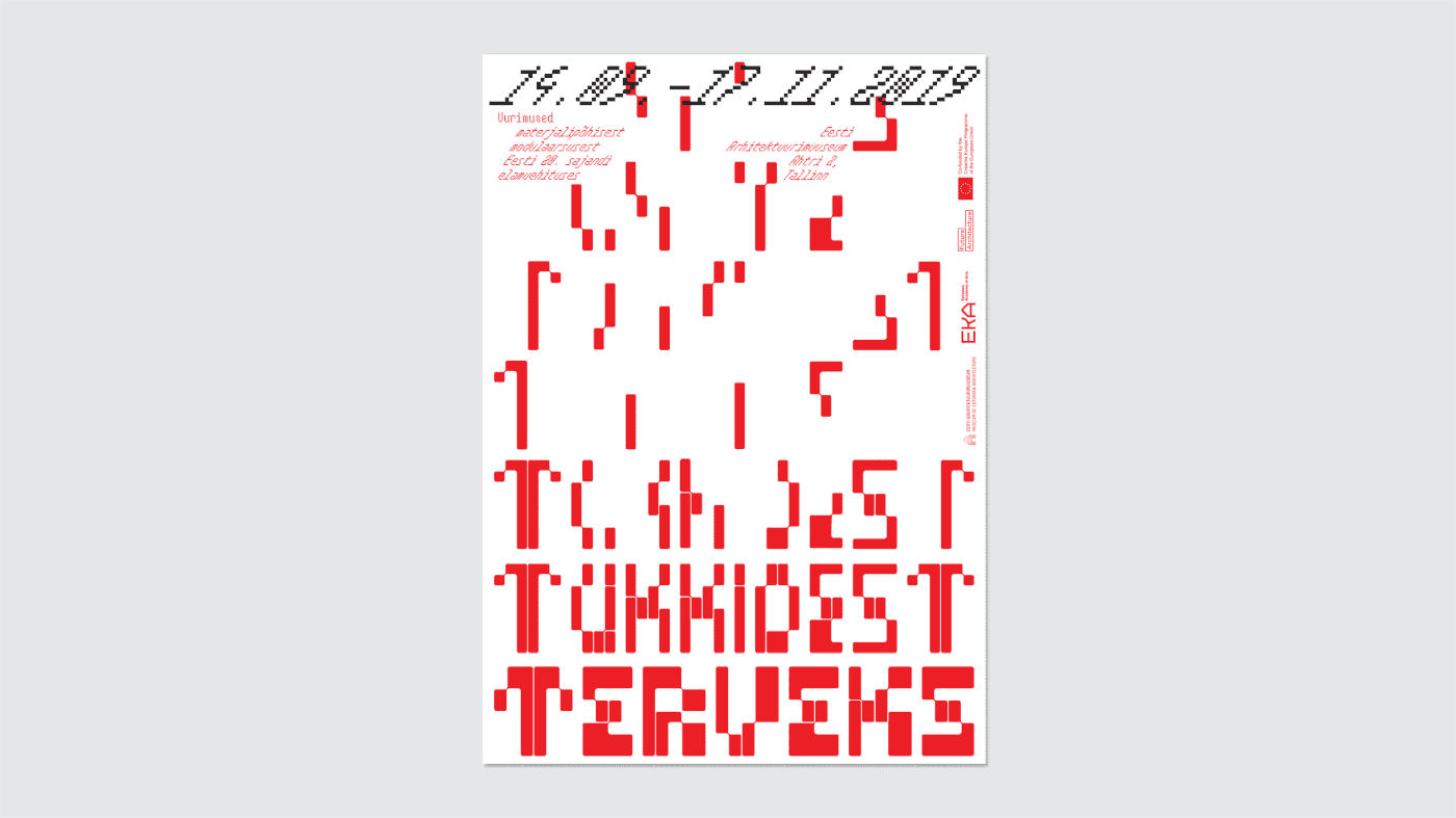 architecture Exhibition  typography  