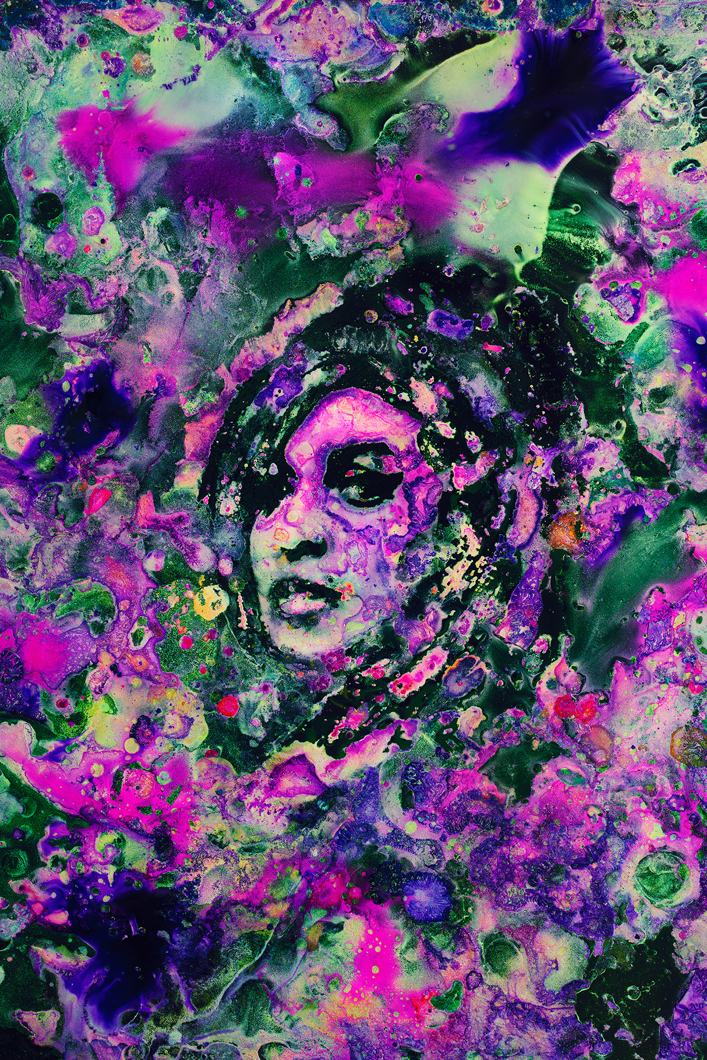 abstract Adele colorful eminem Fluid Art portrait Liquid paint texture sonyalpha
