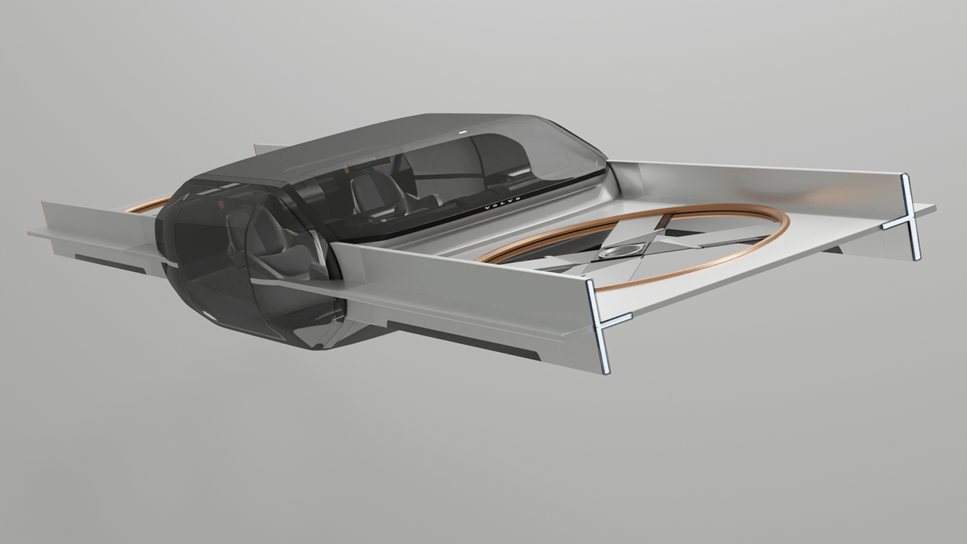 automotive   Automotive design Autonomous concept concept vehicle drone future transport Transportation Design Vehicle Design Volvo