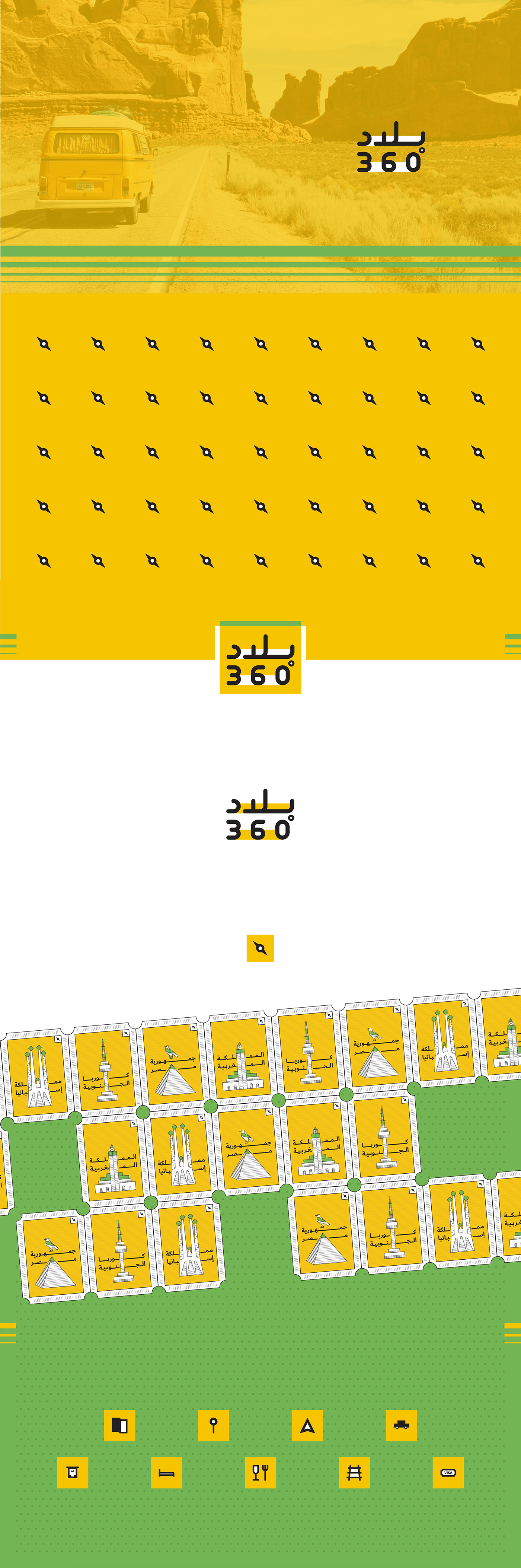 arabic brand identity illustrations logo Logo Design logos Travel typography   UI visual identity