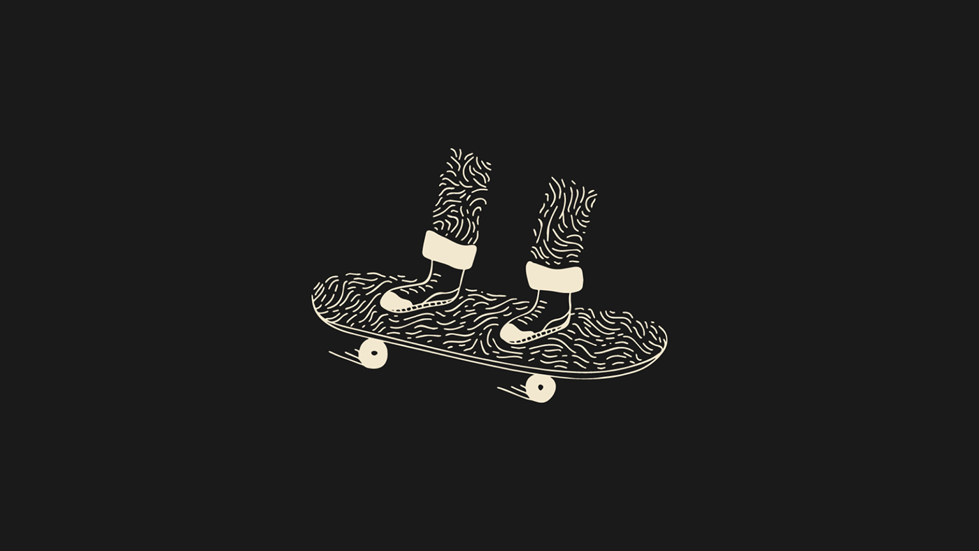 apparel cartoon design Merch skateboarding Tshirt Design