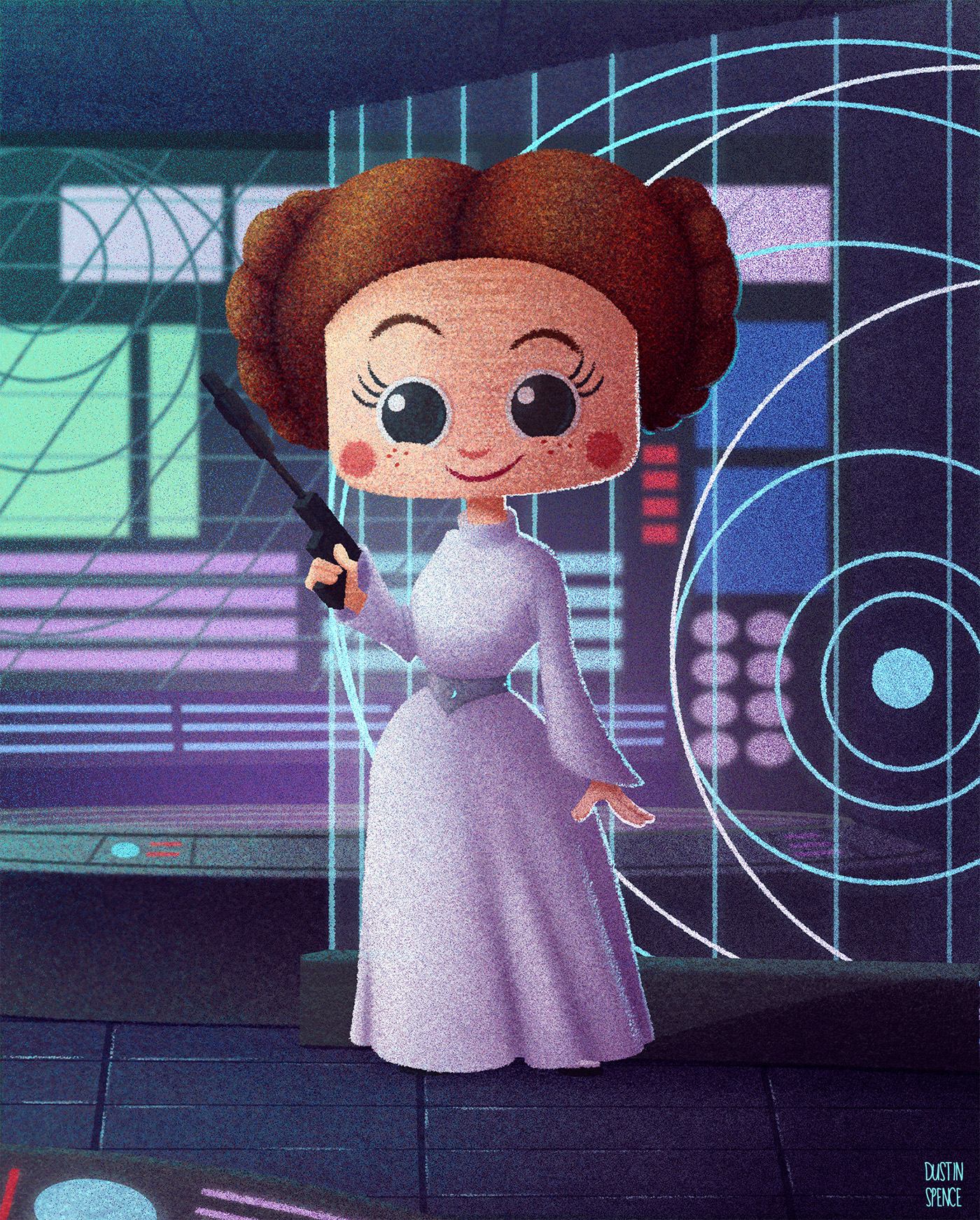 star wars Princess Leia kidlit childrens books cute Sci Fi art fantasy