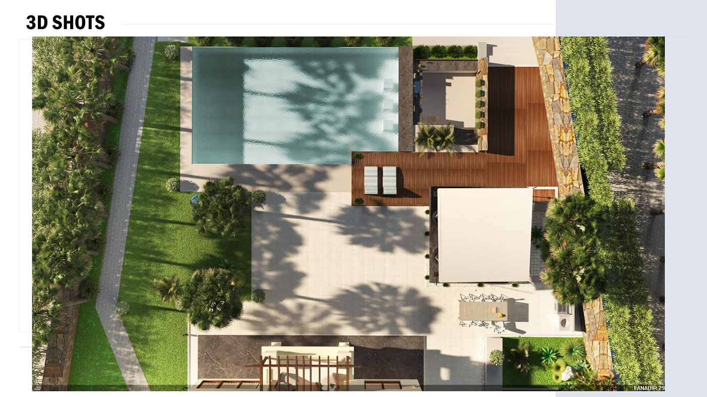 3D 3ds max architecture exterior house interior design  Landscape Nature Render visualization