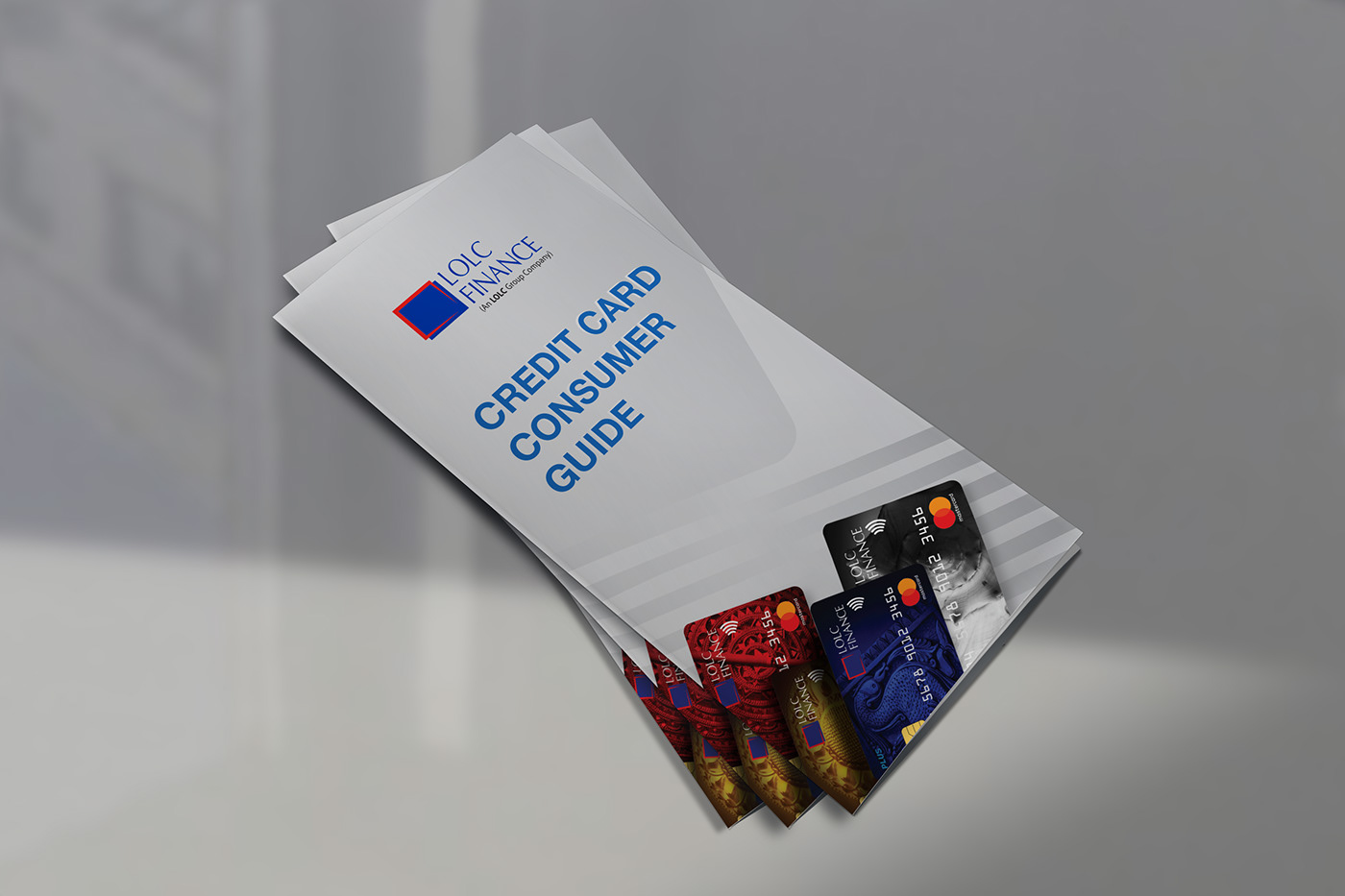 LOLC Consumer Guide leaflet design credit card