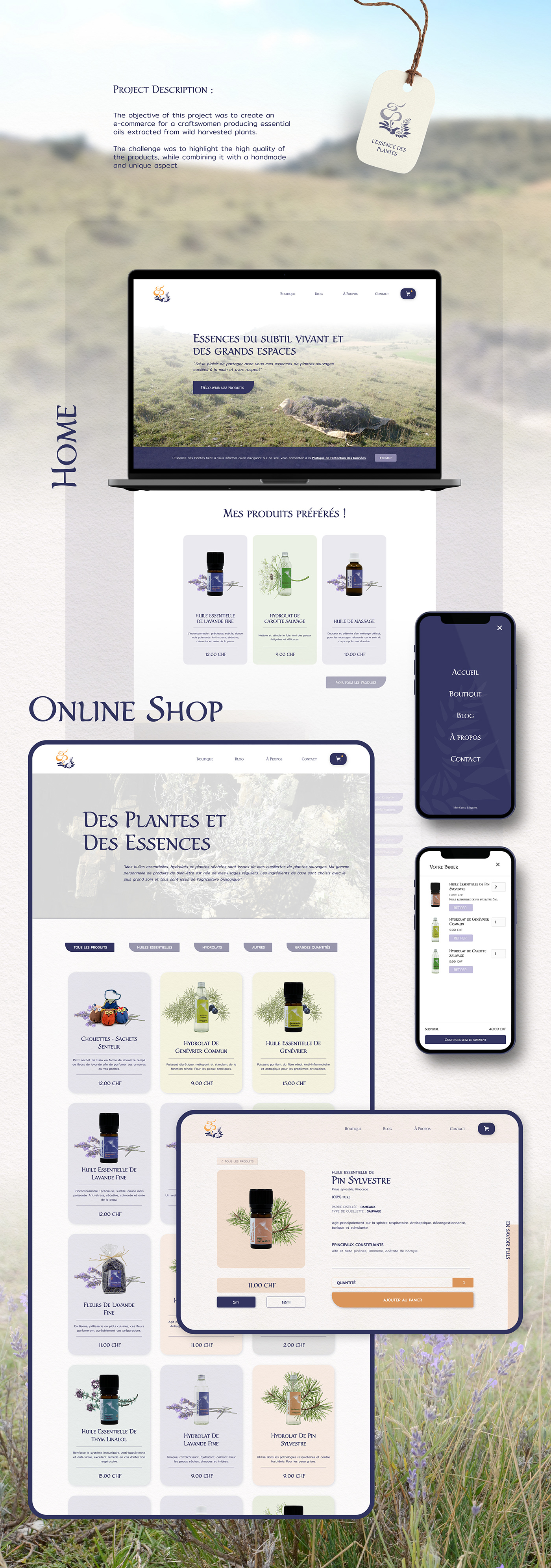 beauty Ecommerce natural shop UI UI/UX ux Web Design  Webdesign Website