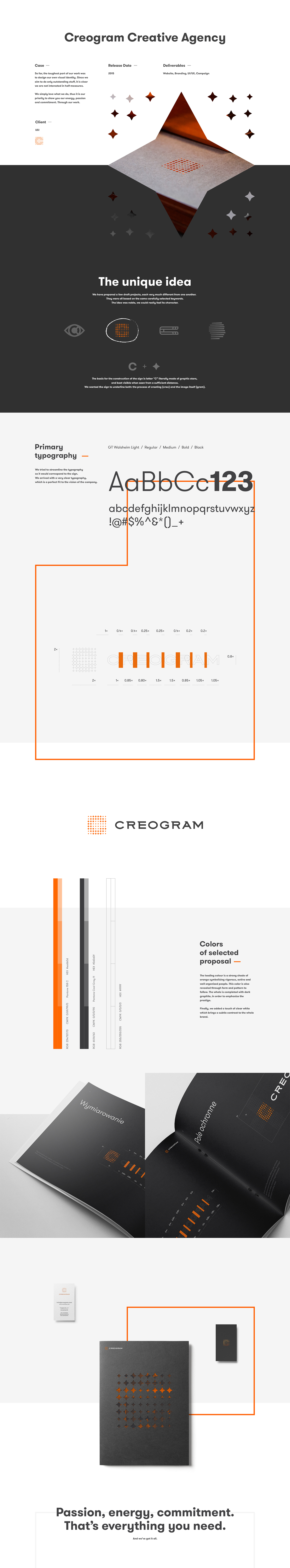 creogram logo design Website Webdesign UI ux team agency studio creative
