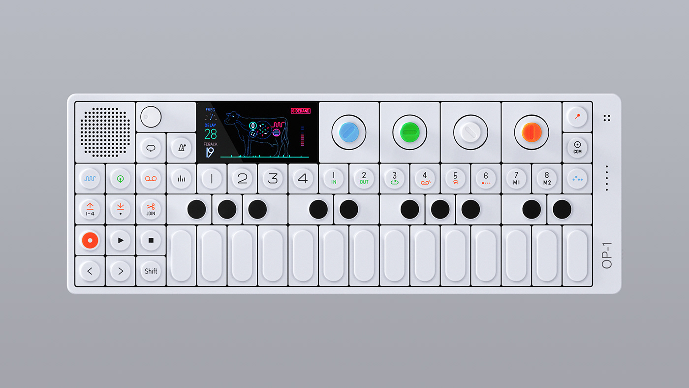 Teenageengineering synthesizer keyboard blender rendering painter Realism 3dart cycles modeling