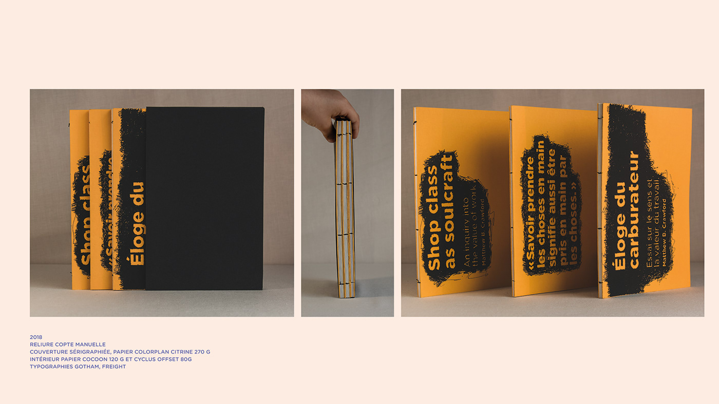 artisanat atelier design design editorial edition graphisme Layout reliure sérigraphie Typographie