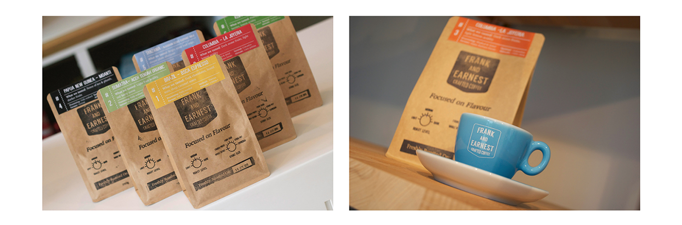 Coffee branding  Hipster artisan logo Packaging book print Distressed brochure