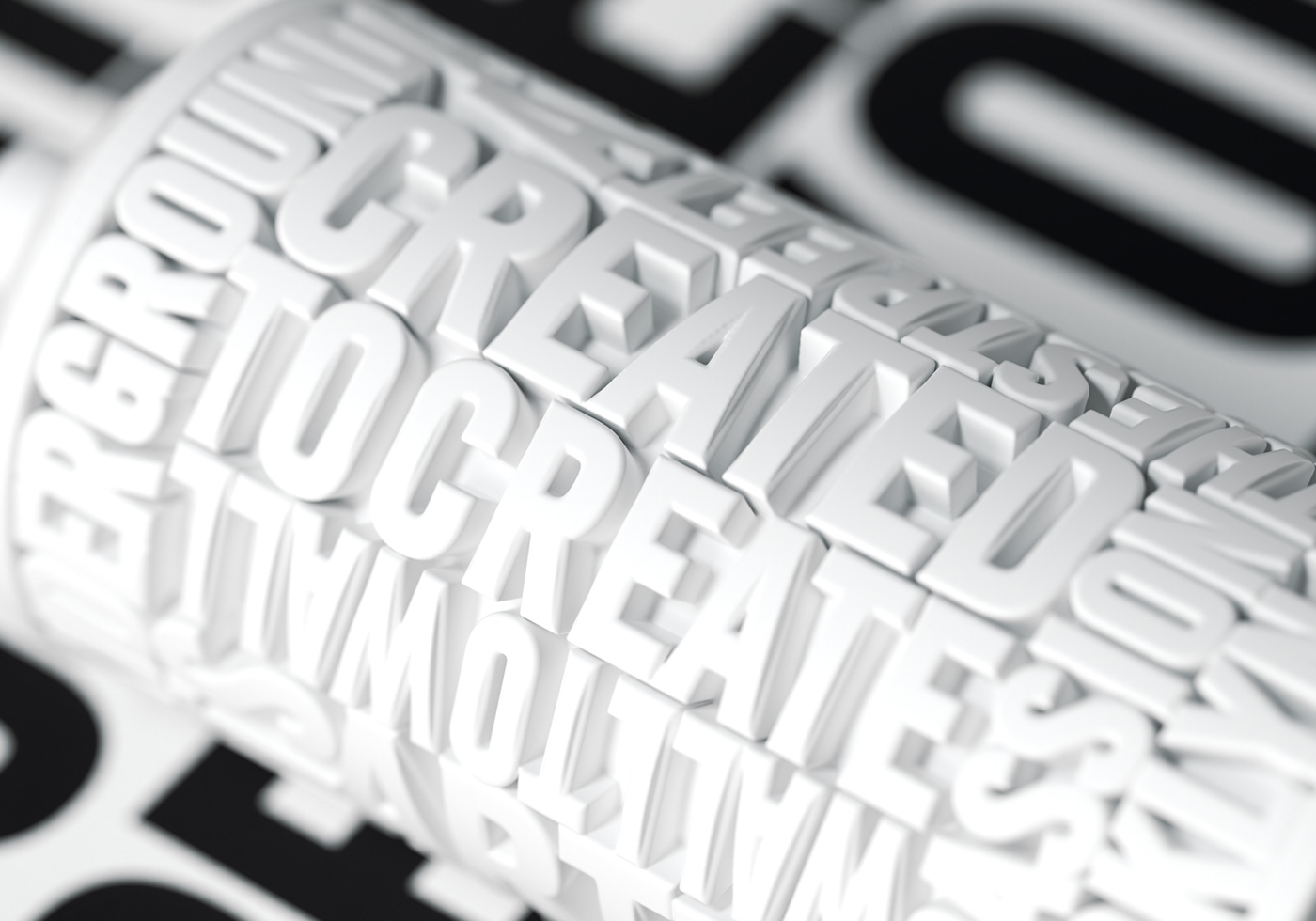 3D art CGI cinema4d digital lettering octane Render type typography  