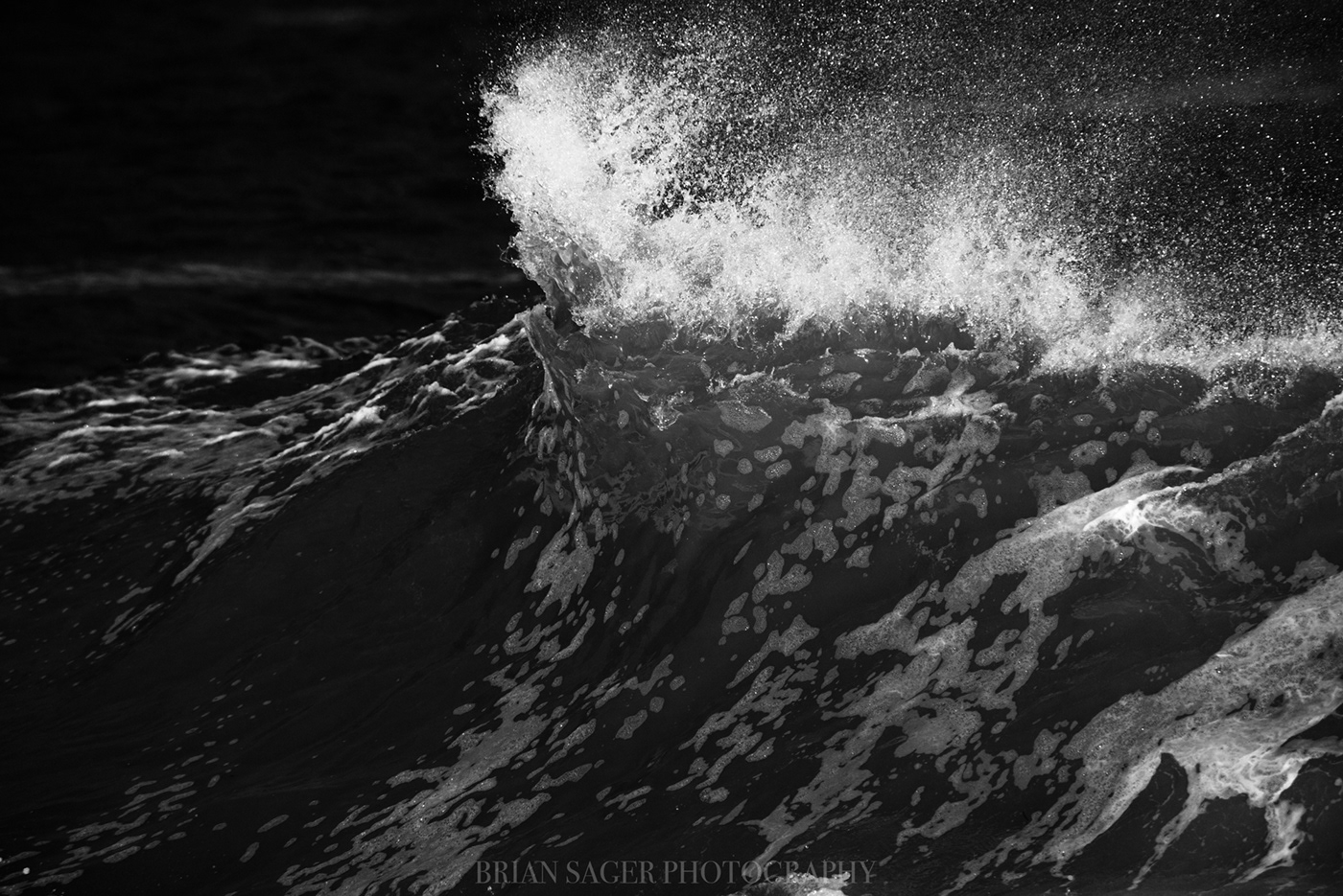 Nantuket winter waves adventure black and white Ocean Photography  sea Surf water