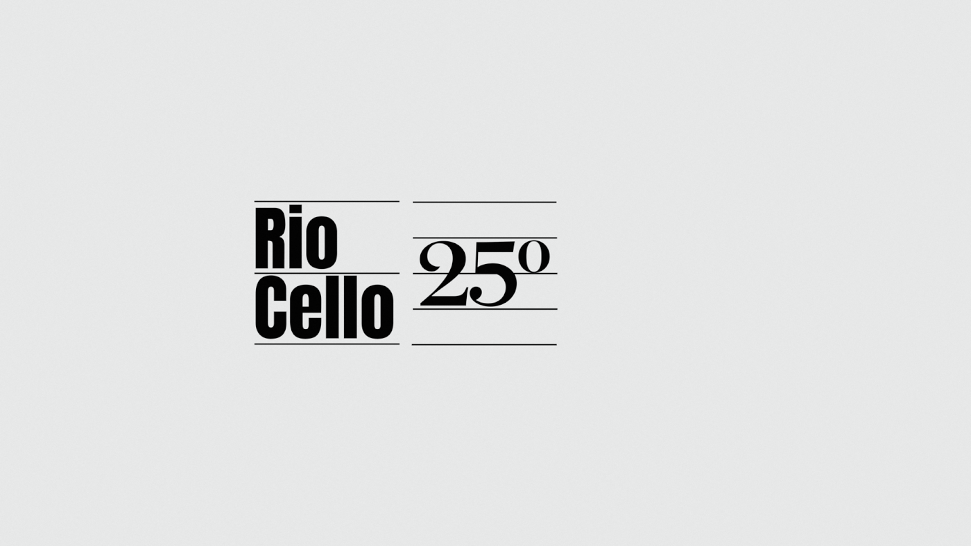 festival design Poster Design Music Festival classical music identity visual identity music black and white cello Rio de Janeiro