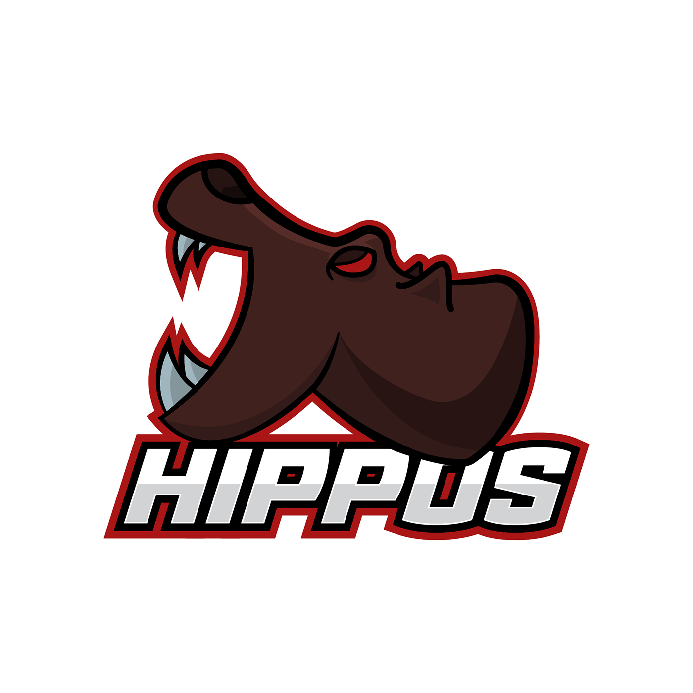 logo NBA graphisme Logotype Mockup sports basketball cincinnati hippo visual identity